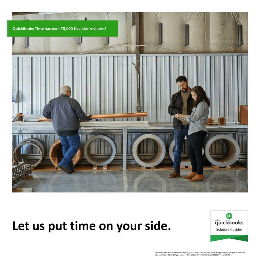 QuickBooks Time helps put time on your side