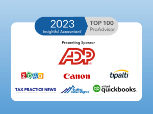 2023 Top 100 ProAdvisor - Insightful Accountant